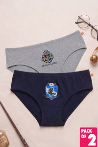 Zivame Girls Harry Potter Briefs (Pack of 2) - Multicolor — thumbnail 1